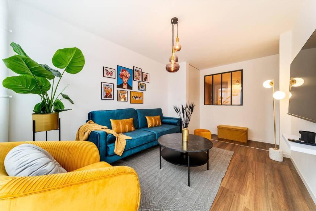 Ferienwohnung Le Cocon Retro-Chic A La Capitale Saint-Denis Exterior foto